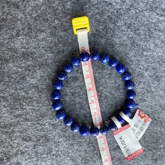 Lapis lazule beaded bracelet - Picture 5 of 6